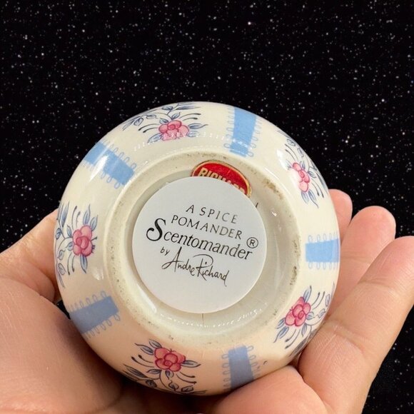 Andre Richard A Spice Pomander Potpourri Ornament Scentomander Japan Empty VTG - Picture 3 of 10
